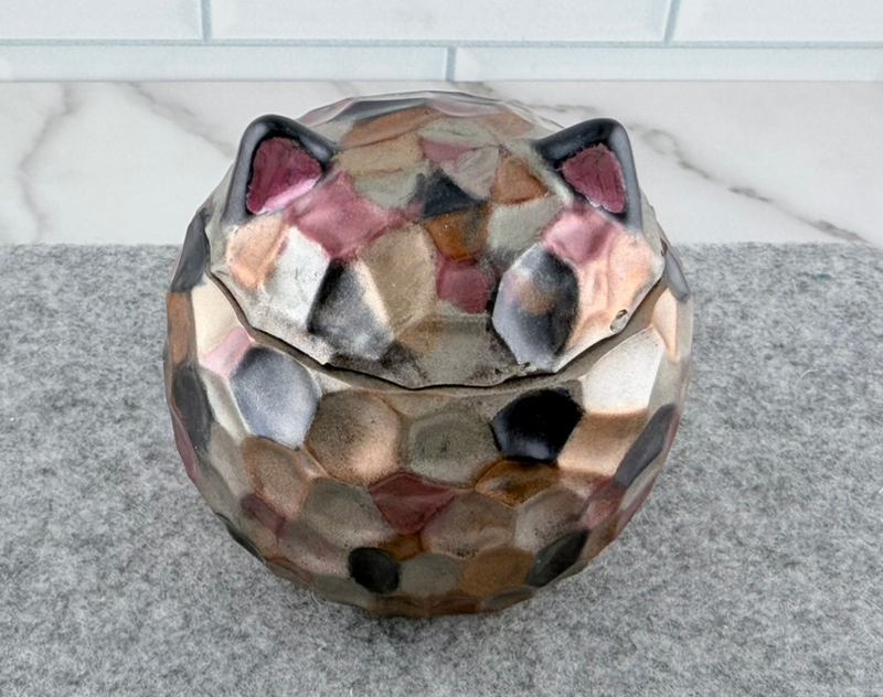 Handmade Cat Trinket Jar
