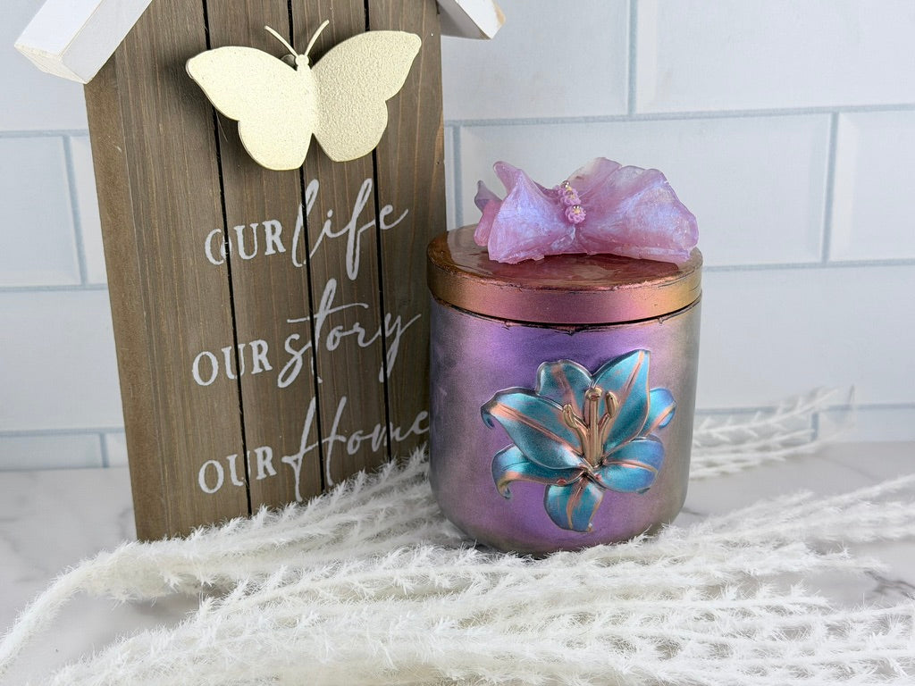 Handmade Lily Grove Trinket Jar
