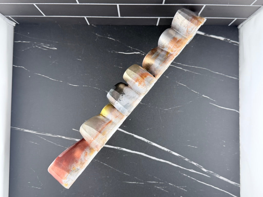 Blessed resin sign styled on a shelf