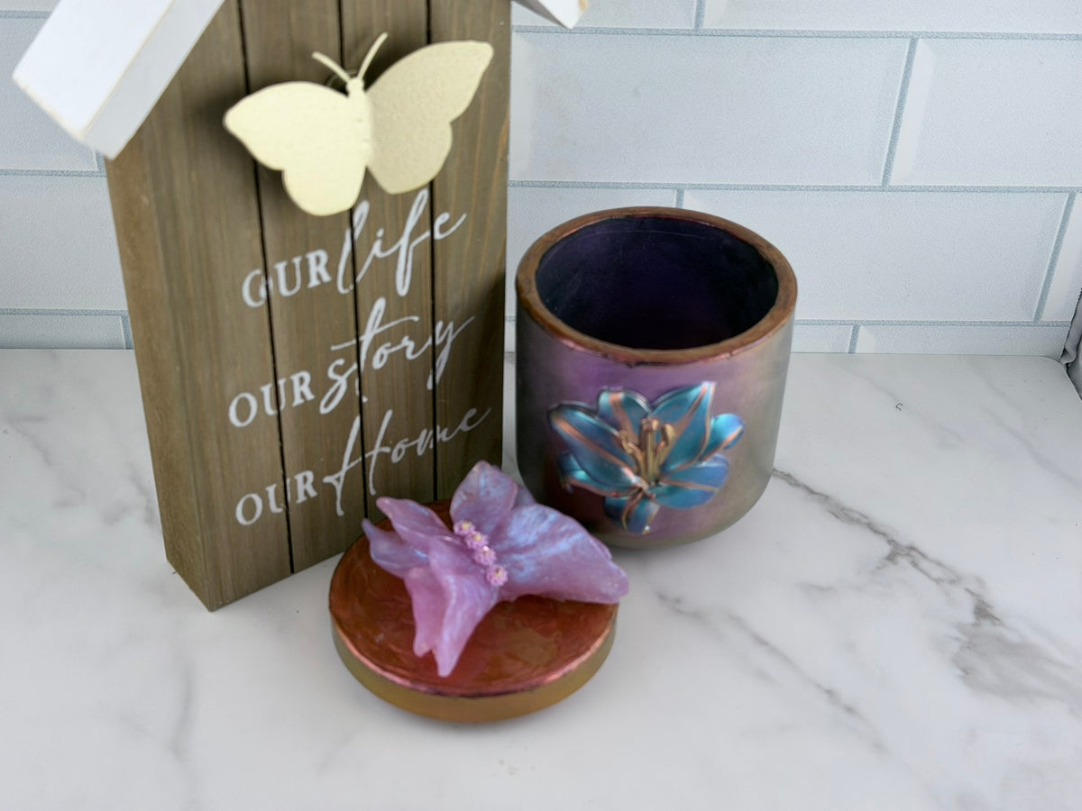 Handmade Lily Grove Trinket Jar