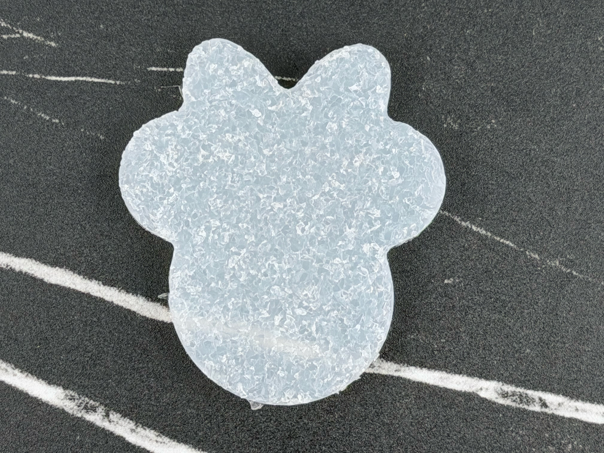 Handmade Mickey & Minnie Mouse Silicone Crystal Inlay Set