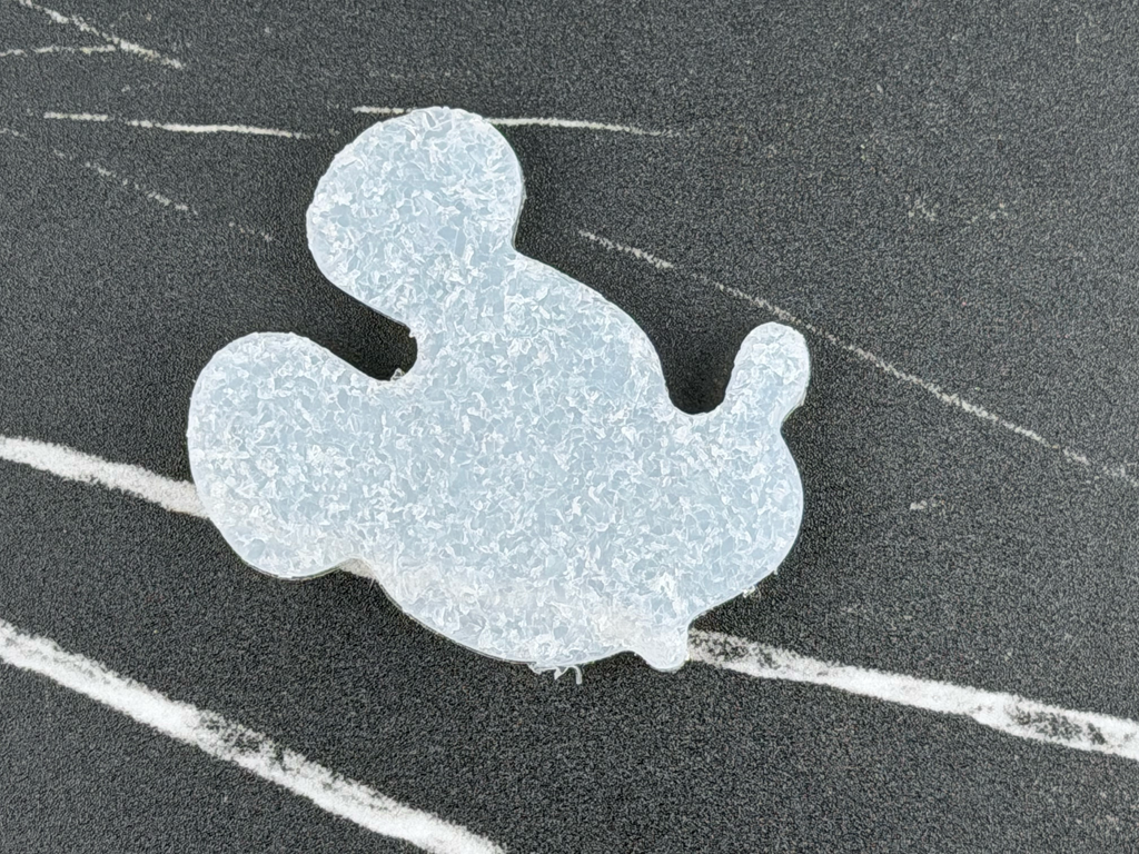 Handmade Mickey & Minnie Mouse Silicone Crystal Inlay Set